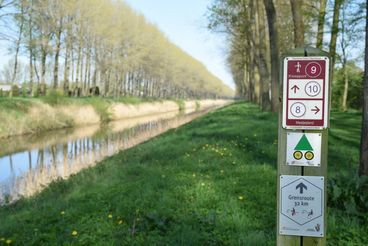 Zente Villa Sint-Laureins Buitenkant foto